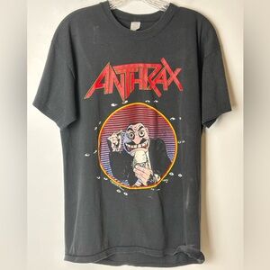 Anthrax- 1989 Black Tour Concert T-Shirt XL (46)